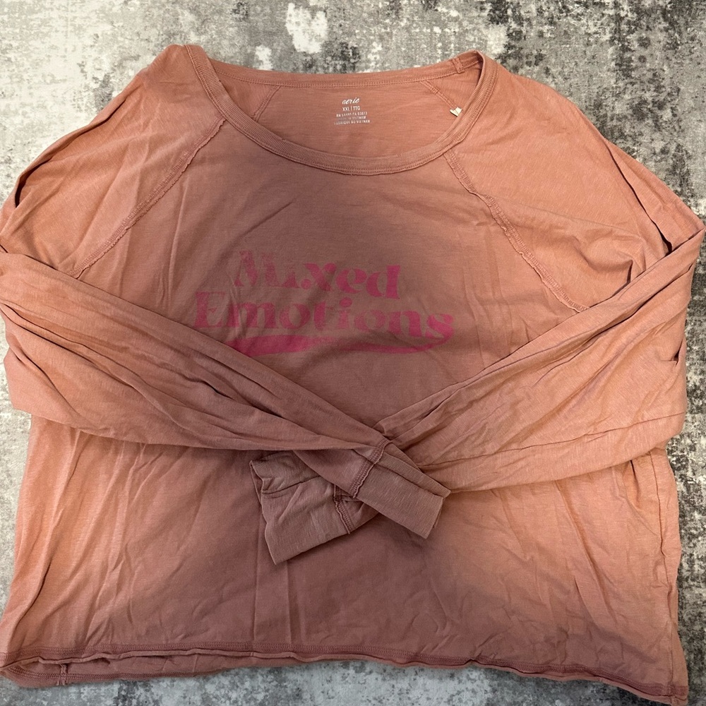 ⭐️Aerie Dusty Pink Long Sleeve Tee⭐️